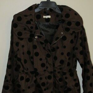 UBU Brown Jacket with Black Polkadots